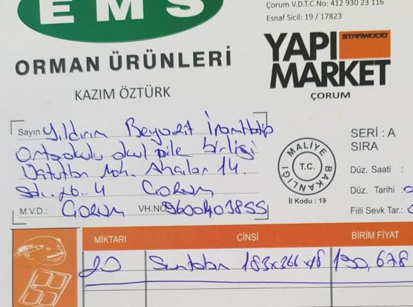 HER KURUŞ BAĞIŞIN İSPATI VE ÇALIŞMALARIMIZ