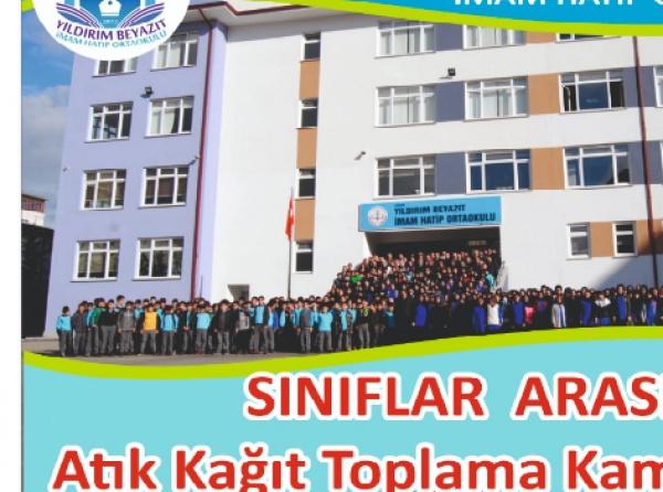 YİNE VE YENİDEN ´SINIFLAR ARASI ATIK KAĞIT TOPLAMA YARIŞMASI´